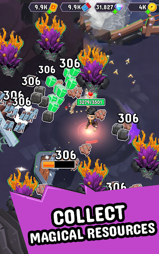 Wizario: Idle Magic RPG screenshot