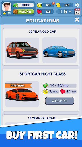 Idle Guy: Life Simulator games screenshot