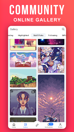 Pixilart - Make Pixel Art screenshot