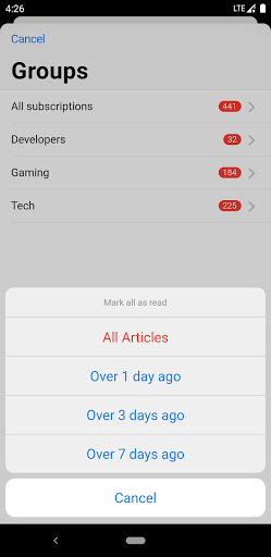 Fluent Reader Lite - RSS Clien screenshot