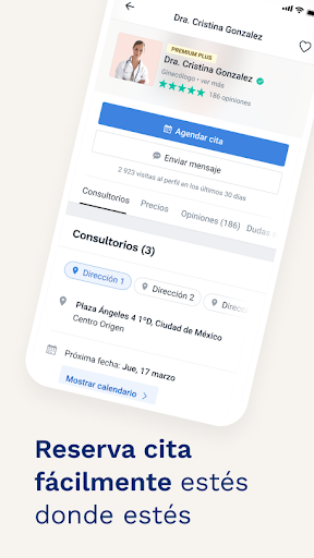 Doctoralia: pide citas médicas screenshot