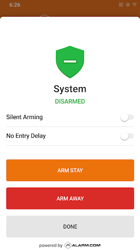 Alarm.com screenshot