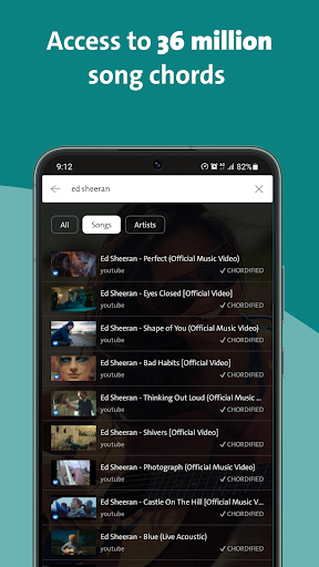 Chordify: Song Chords & Tuner screenshot