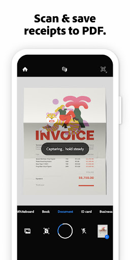 Adobe Scan AI PDF Scanner, OCR screenshot