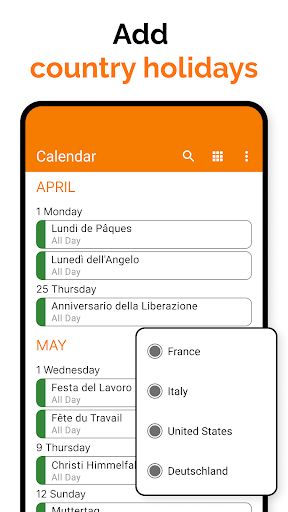 Simple Calendar screenshot