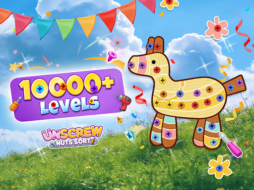 Unscrew Nuts Sort®: Pin Puzzle screenshot