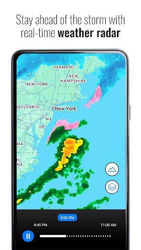 Transparent clock weather Pro screenshot