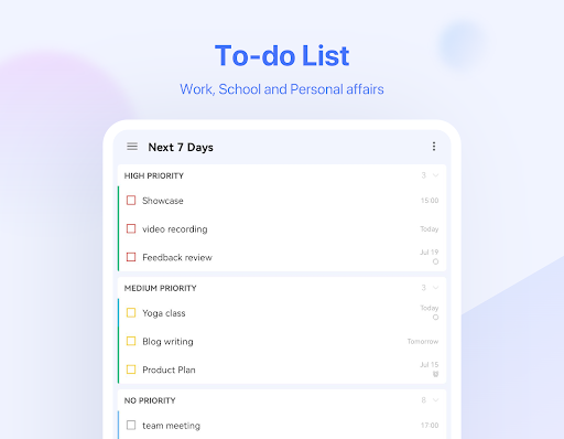TickTick:To Do List & Calendar screenshot