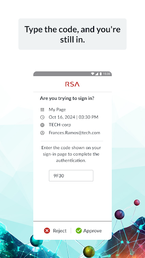RSA Authenticator (SecurID) screenshot