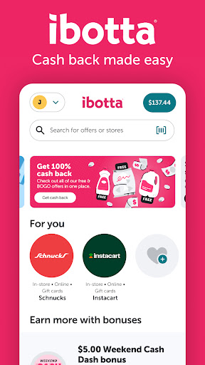 Ibotta: Save & Earn Cash Back screenshot