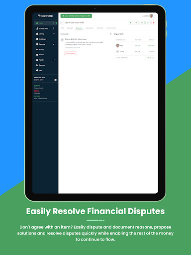 SupportPay: Split Expenses screenshot