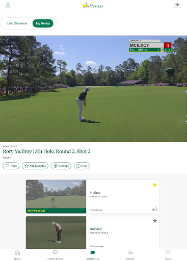 The Masters Golf Tournament screenshot