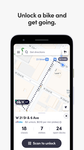 Citi Bike screenshot