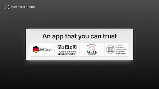 minimalist phone: Launcher screenshot
