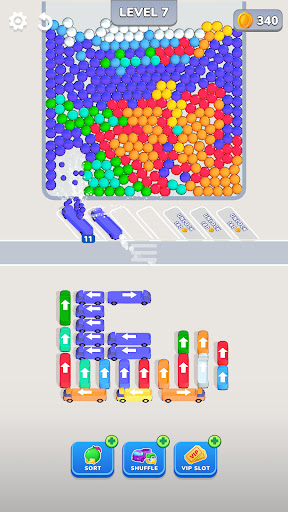 Bubble Bus: Parking Jam Puzzle screenshot