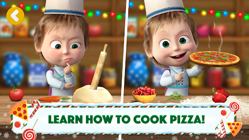 Masha and the Bear Pizza Maker screenshot