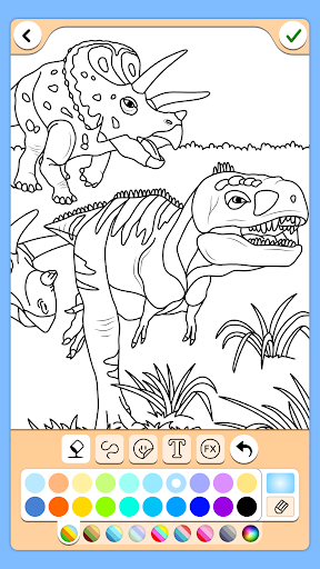 Dino Coloring Game screenshot
