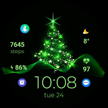 TVV Christmas 2 Watch Face screenshot