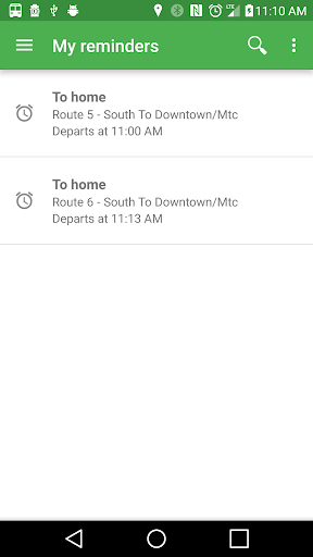 OneBusAway screenshot