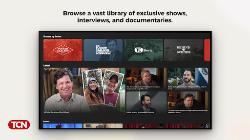 Tucker Carlson Network screenshot
