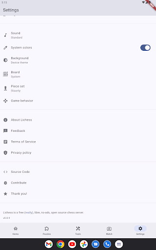 Lichess beta screenshot