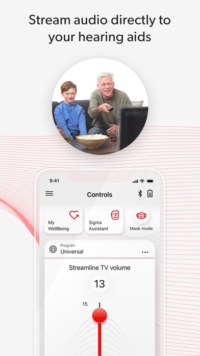 Signia App screenshot