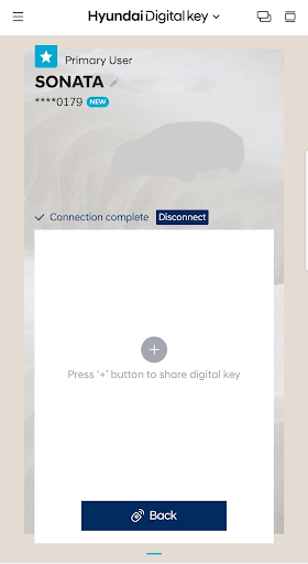 Hyundai Digital Key screenshot