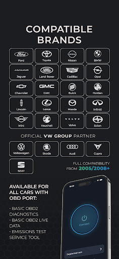 Carista OBD2 screenshot