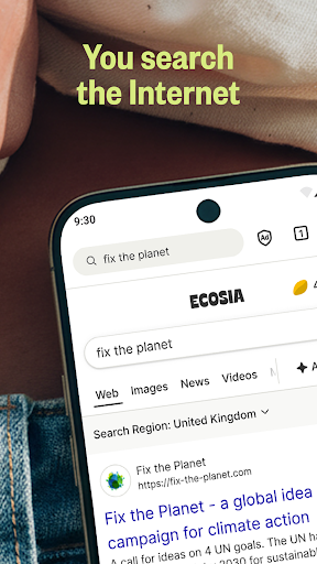 Ecosia - Safe Internet Browser screenshot
