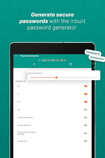 Password Safe and Manager screenshot