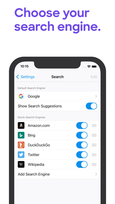 Firefox Fast & Private Browser screenshot