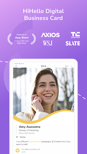 HiHello: Digital Business Card screenshot