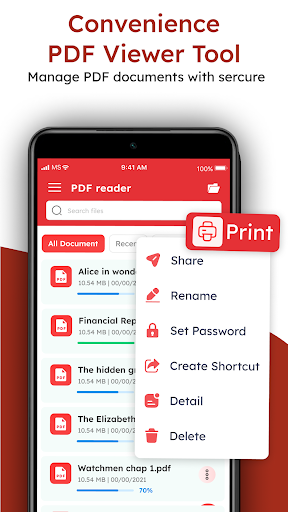PDF Reader: Read all PDF files screenshot