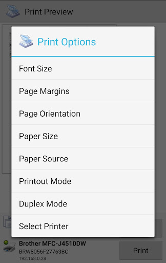 PrinterShare Mobile Print screenshot
