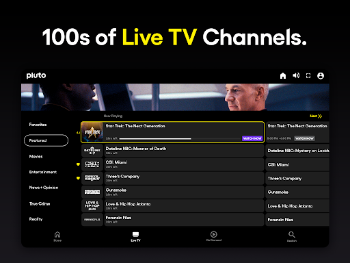 PlutoTV: Live TV & Free Movies screenshot