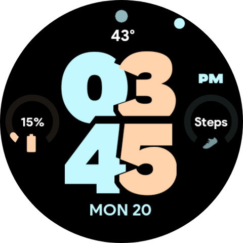 Pixel Pro 2 - Watch face screenshot