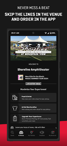 Live Nation At The Concert screenshot