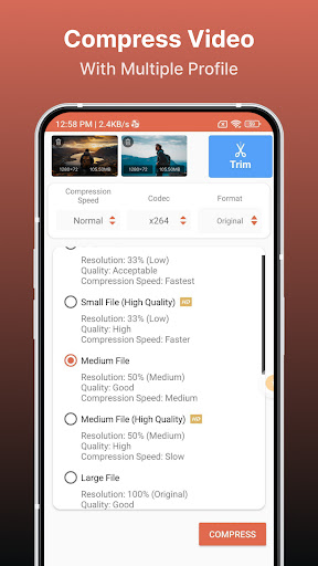 Compress Video Size Compressor screenshot