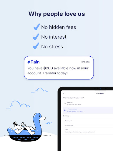 Rain Instant Pay screenshot