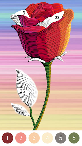 Vivid Color Paint By Number screenshot