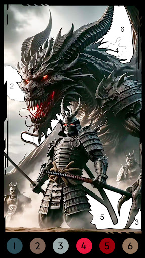 Alpha Color: Men coloring book screenshot