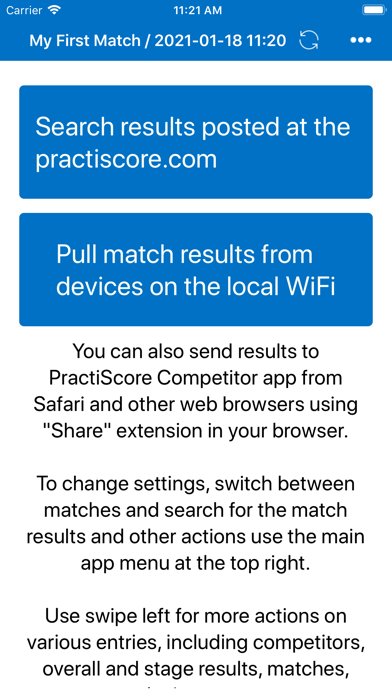 PractiScore Competitor screenshot