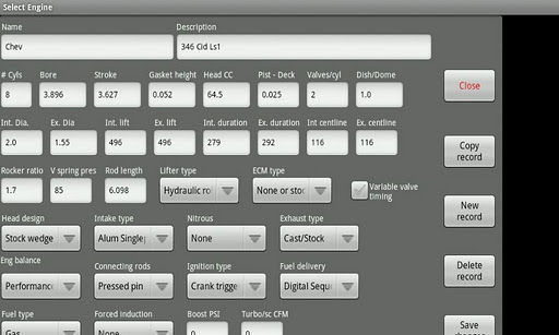 Virtual Dyno PRO screenshot