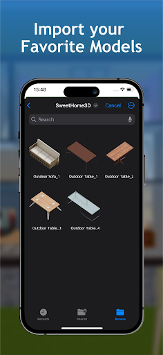 Sweet Home 3D Mobile screenshot