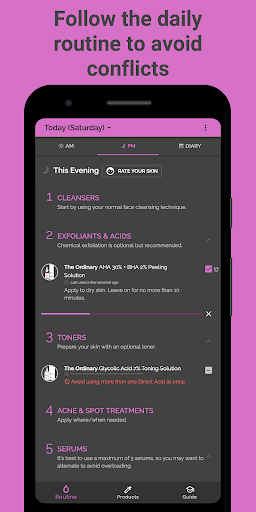 Skincare Routine screenshot