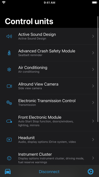 BimmerCode for BMW and MINI screenshot