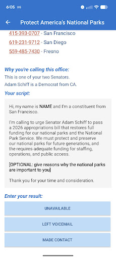 5 Calls: Contact Your Congress screenshot