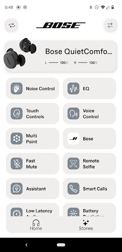 Bose QC Earbuds screenshot