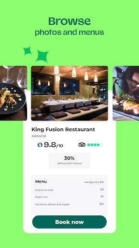 TheFork - Restaurant bookings screenshot