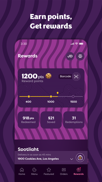 Insomnia Cookies screenshot